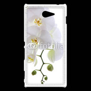 Coque Sony Xperia M2 Orchidée blanche
