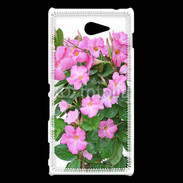 Coque Sony Xperia M2 Fleurs Dipladénia