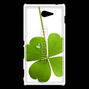 Coque Sony Xperia M2 Trèfle à 4 feuilles