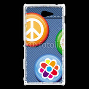 Coque Sony Xperia M2 Hippies jean's