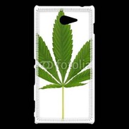 Coque Sony Xperia M2 Feuille de cannabis