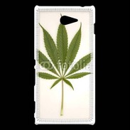 Coque Sony Xperia M2 Feuille de cannabis 3