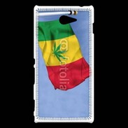 Coque Sony Xperia M2 Drapeau cannabis 2