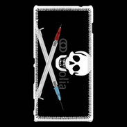 Coque Sony Xperia M2 Tête de mort drogue