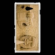 Coque Sony Xperia M2 Rasta man plage