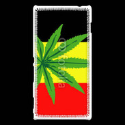Coque Sony Xperia M2 Drapeau allemand cannabis