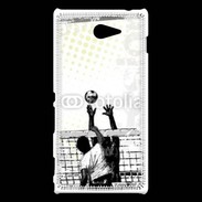 Coque Sony Xperia M2 Volley ball vintage