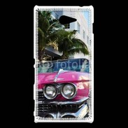 Coque Sony Xperia M2 Voiture rétro à Miami