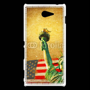 Coque Sony Xperia M2 Vintage USA 15