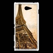 Coque Sony Xperia M2 Vintage Paris 201