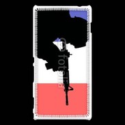 Coque Sony Xperia M2 Soldat français