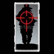 Coque Sony Xperia M2 Soldat dans la ligne de mire