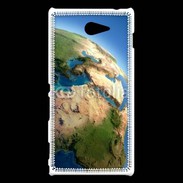 Coque Sony Xperia M2 Terre vue du ciel