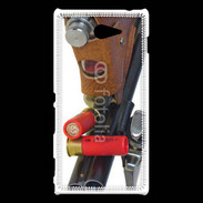 Coque Sony Xperia M2 Fusil de chasse et couteau