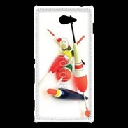 Coque Sony Xperia M2 Bouchon de pêche à la ligne