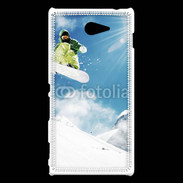 Coque Sony Xperia M2 Saut en Snowboard 2