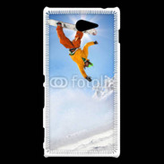 Coque Sony Xperia M2 Saut de snowboarder