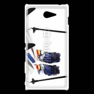 Coque Sony Xperia M2 Matériel de ski