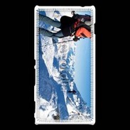 Coque Sony Xperia M2 Skieuse en montagne extrême 5