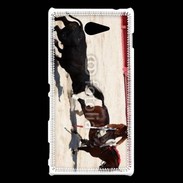 Coque Sony Xperia M2 Corrida à cheval