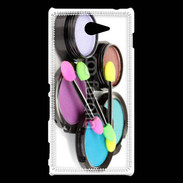 Coque Sony Xperia M2 Palette de maquillage
