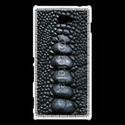 Coque Sony Xperia M2 Effet crocodile noir
