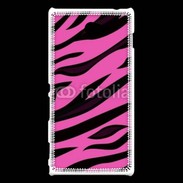 Coque Sony Xperia M2 Fashion zèbre rose