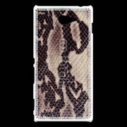 Coque Sony Xperia M2 Peau de python