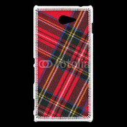 Coque Sony Xperia M2 Mode tissus écossais rouge