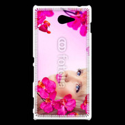 Coque Sony Xperia M2 Beauté féminine 5