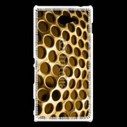 Coque Sony Xperia M2 Trous dorés