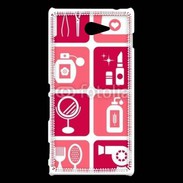 Coque Sony Xperia M2 Fond cosmétique 4