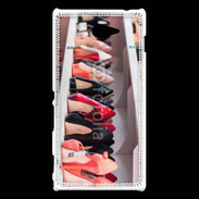 Coque Sony Xperia M2 Dressing chaussures