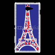 Coque Sony Xperia M2 Tour Eiffel fashion
