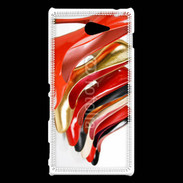 Coque Sony Xperia M2 File indienne d'escarpins