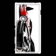 Coque Sony Xperia M2 Voiture noire