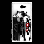 Coque Sony Xperia M2 Voiture de course noire