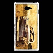Coque Sony Xperia M2 Voiture vintage