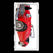 Coque Sony Xperia M2 Vieille voiture cabriolet rouge