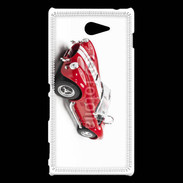 Coque Sony Xperia M2 Voiture de sport cabriolet rétro