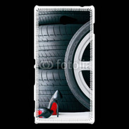 Coque Sony Xperia M2 Jantes et escarpins