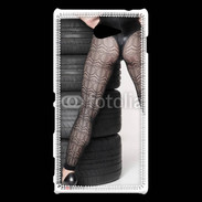 Coque Sony Xperia M2 Jantes et escarpins 2