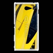 Coque Sony Xperia M2 Voiture de sport jaune