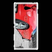 Coque Sony Xperia M2 Voiture de sport rouge italienne