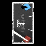 Coque Sony Xperia M2 Jauge essence