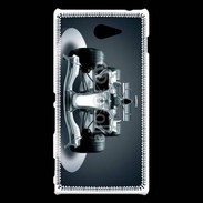 Coque Sony Xperia M2 Formule 1 en noir et blanc 50