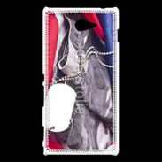 Coque Sony Xperia M2 USA Vétéran mémorial