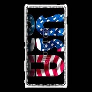 Coque Sony Xperia M2 Logo USA 5