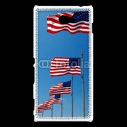 Coque Sony Xperia M2 Drapeaux USA