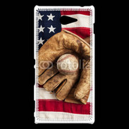 Coque Sony Xperia M2 Passion Baseball USA 60